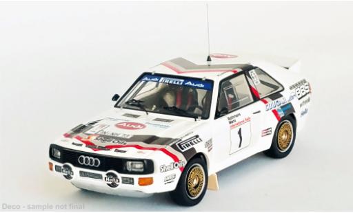 Coche miniatura Audi Sport Quattro 1/43 Trofeu Sport quattro No.1 Rallye Manx 1984 Audi Sport Quattro 1/43 Trofeu Sport quattro No.1 Rallye Manx 1984 coche miniatura