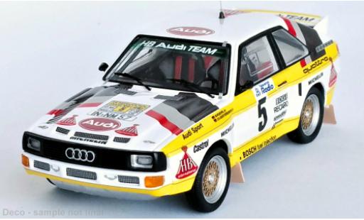 Coche miniatura Audi Sport Quattro 1/43 Trofeu Sport quattro No.5 HB Rallye WM Rallye Schweden 1985 Audi Sport Quattro 1/43 Trofeu Sport quattro No.5 HB Rallye WM Rallye Schweden 1985 coche miniatura
