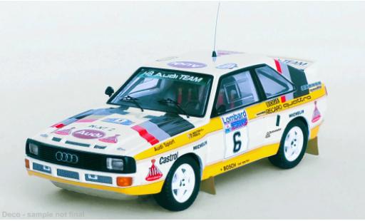 Coche miniatura Audi Sport Quattro 1/43 Trofeu Sport quattro No.6 HB Team HB Rallye WM RAC Rallye 1984 Audi Sport Quattro 1/43 Trofeu Sport quattro No.6 HB Team HB Rallye WM RAC Rallye 1984 coche miniatura