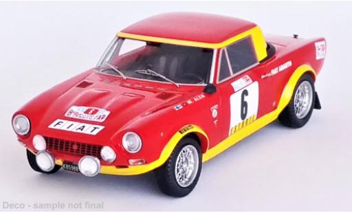 Coche miniatura Fiat 124 1/43 Trofeu Abarth Rallye No.6 Rallye WM Rallye Portugal 1974 Fiat 124 1/43 Trofeu Abarth Rallye No.6 Rallye WM Rallye Portugal 1974 coche miniatura