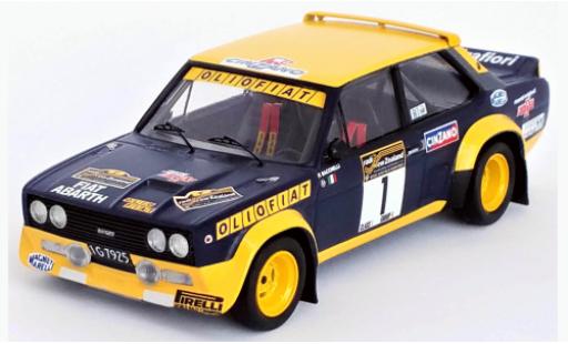 Coche miniatura Fiat 131 1/43 Trofeu Abarth No.1 Olio Rallye WM Rallye Neuseeland 1977 Fiat 131 1/43 Trofeu Abarth No.1 Olio Rallye WM Rallye Neuseeland 1977 coche miniatura