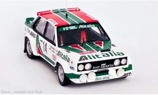 Coche miniatura Fiat 131 1/43 Trofeu Abarth No.14 Alitalia Rallye WM Rallye Monte Carlo 1979 Fiat 131 1/43 Trofeu Abarth No.14 Alitalia Rallye WM Rallye Monte Carlo 1979 coche miniatura