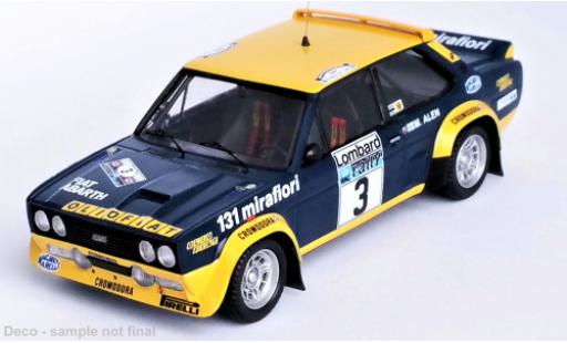 Coche miniatura Fiat 131 1/43 Trofeu Abarth No.3 Olio Rallye WM RAC Rallye 1976 Fiat 131 1/43 Trofeu Abarth No.3 Olio Rallye WM RAC Rallye 1976 coche miniatura