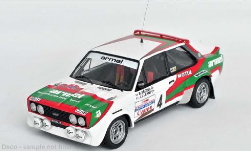 Coche miniatura Fiat 131 1/43 Trofeu Abarth No.4 Rallye Elba 1981 Fiat 131 1/43 Trofeu Abarth No.4 Rallye Elba 1981 coche miniatura