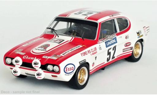 Coche miniatura Ford Capri 1/43 Trofeu MK I 2600 RS No.52 Tour de France Auto 1973 Ford Capri 1/43 Trofeu MK I 2600 RS No.52 Tour de France Auto 1973 coche miniatura