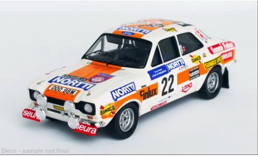 Coche miniatura Ford Escort 1/43 Trofeu MK I No.22 Rallye WM 1000 Lakes Rallye 1975 Ford Escort 1/43 Trofeu MK I No.22 Rallye WM 1000 Lakes Rallye 1975 coche miniatura