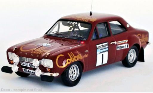 Coche miniatura Ford Escort 1/43 Trofeu MK I RS 1600 No.1 Colibri Lighters Rallye WM RAC Rallye 1974 Ford Escort 1/43 Trofeu MK I RS 1600 No.1 Colibri Lighters Rallye WM RAC Rallye 1974 coche miniatura