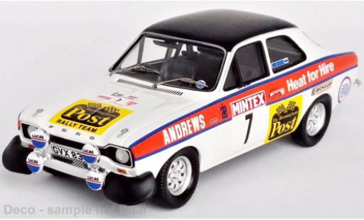 Coche miniatura Ford Escort 1/43 Trofeu MK I RS 2000 RHD No.7 Mintex International Rallye 1975 Ford Escort 1/43 Trofeu MK I RS 2000 RHD No.7 Mintex International Rallye 1975 coche miniatura