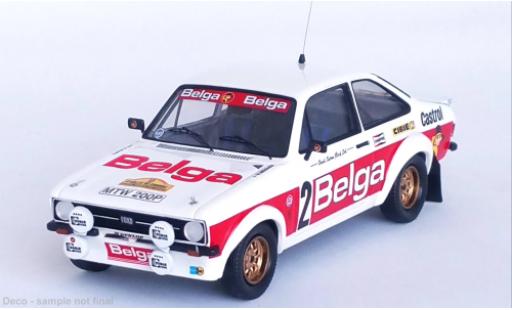 Coche miniatura Ford Escort 1/43 Trofeu Mk II RS 1800 No.2 Belga Rallye Condroz 1979 Ford Escort 1/43 Trofeu Mk II RS 1800 No.2 Belga Rallye Condroz 1979 coche miniatura