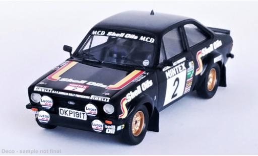 Coche miniatura Ford Escort 1/43 Trofeu Mk II RS 1800 No.2 Mintex International Rallye 1982 Ford Escort 1/43 Trofeu Mk II RS 1800 No.2 Mintex International Rallye 1982 coche miniatura