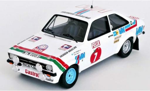 Coche miniatura Ford Escort 1/43 Trofeu Mk II RS 1800 No.7 Rallye WM 1000 Lakes Rallye 1978 Ford Escort 1/43 Trofeu Mk II RS 1800 No.7 Rallye WM 1000 Lakes Rallye 1978 coche miniatura