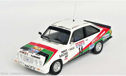 Coche miniatura Ford Escort 1/43 Trofeu MK II RS 2000 No.14 HWRT tuning Rallye DM Rallye Hunsrück 1984 Ford Escort 1/43 Trofeu MK II RS 2000 No.14 HWRT tuning Rallye DM Rallye Hunsrück 1984 coche miniatura