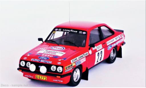 Coche miniatura Ford Escort 1/43 Trofeu MK II RS 2000 No.23 Rallye WM Rallye Monte Carlo 1979 Ford Escort 1/43 Trofeu MK II RS 2000 No.23 Rallye WM Rallye Monte Carlo 1979 coche miniatura