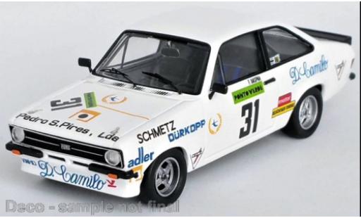 Ford Escort 1/43 Trofeu MK II RS 2000 No.31 Vila do Conde 1981 coche miniatura