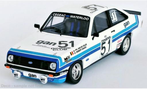 Coche miniatura Ford Escort 1/43 Trofeu MK II RS 2000 No.51 24h Spa 1981 Ford Escort 1/43 Trofeu MK II RS 2000 No.51 24h Spa 1981 coche miniatura