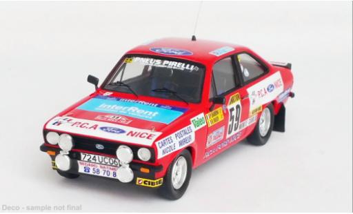 Coche miniatura Ford Escort 1/43 Trofeu MK II RS 2000 No.59 Rallye WM Rallye Monte Carlo 1982 Ford Escort 1/43 Trofeu MK II RS 2000 No.59 Rallye WM Rallye Monte Carlo 1982 coche miniatura