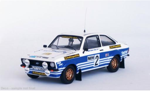 Coche miniatura Ford Escort 1/43 Trofeu MK II RS No.2 Rallye WM Rallye Suède 1982 Ford Escort 1/43 Trofeu MK II RS No.2 Rallye WM Rallye Suède 1982 coche miniatura