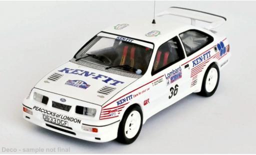Coche miniatura Ford Sierra 1/43 Trofeu RS Cosworth RHD No.36 Rallye WM RAC Rallye 1987 Ford Sierra 1/43 Trofeu RS Cosworth RHD No.36 Rallye WM RAC Rallye 1987 coche miniatura