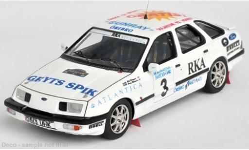 Coche miniatura Ford Sierra 1/43 Trofeu XR 4x4 No.3 Rallye WM Rallye Suède 1988 Ford Sierra 1/43 Trofeu XR 4x4 No.3 Rallye WM Rallye Suède 1988 coche miniatura