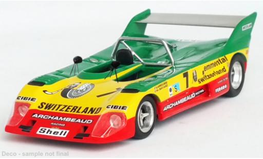 Coche miniatura Lola T292 1/43 Trofeu RHD No.7 4h Le Mans Test 1973 Lola T292 1/43 Trofeu RHD No.7 4h Le Mans Test 1973 coche miniatura