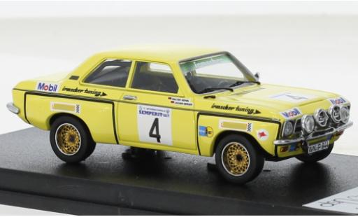 Coche miniatura Opel Ascona 1/43 Trofeu A No.4 Irmscher tuning Rallye EM Int. Semperit Rally 1973 Opel Ascona 1/43 Trofeu A No.4 Irmscher tuning Rallye EM Int. Semperit Rally 1973 coche miniatura