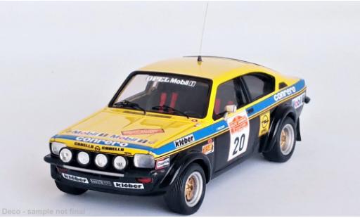 Coche miniatura Opel Kadett 1/43 Trofeu C GT/E No.20 Rallye WM Rallye San Remo 1977 Opel Kadett 1/43 Trofeu C GT/E No.20 Rallye WM Rallye San Remo 1977 coche miniatura