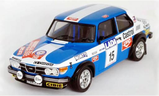 Coche miniatura Saab 99 1/43 Trofeu No.15 Rallye WM 1000 Lakes Rallye 1977 Saab 99 1/43 Trofeu No.15 Rallye WM 1000 Lakes Rallye 1977 coche miniatura