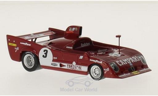 Coche miniatura Alfa Romeo T33 1/18 TrueScale Miniatures TT 12 RHD No.3 Campari 6h Watkins Glen 1975 M.Andretti/A.Merzario Alfa Romeo T33 1/18 TrueScale Miniatures TT 12 RHD No.3 Campari 6h Watkins Glen 1975 M.Andretti/A.Merzario coche miniatura