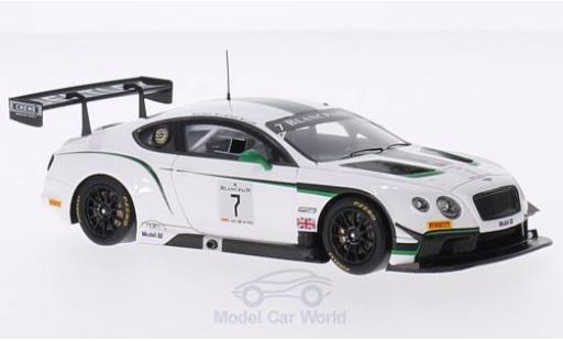 Bentley Continental T 1/43 TrueScale Miniatures GT3 No.7 M-Sport Blancpain GT Series Silverstone 2014 G.Smith/A.Meyrick/S.Kane coche miniatura