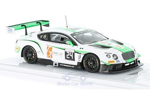 Bentley Continental T 1/43 TrueScale Miniatures GT3 RHD No.24 Blancpain GT Series 24h Spa 2016 A.Meyrick/T.Onslow-Cole/I.Loggie coche miniatura