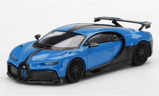 Coche miniatura Bugatti Chiron 1/43 TrueScale Miniatures Pur Sport azul/carbon Bugatti Chiron 1/43 TrueScale Miniatures Pur Sport azul/carbon coche miniatura