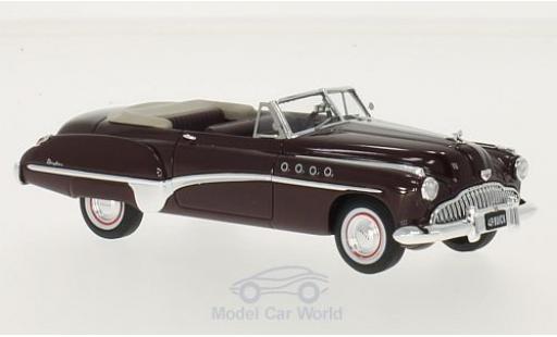 Coche miniatura Buick Roadmaster 1/43 TrueScale Miniatures Convertible rojo 1949 Buick Roadmaster 1/43 TrueScale Miniatures Convertible rojo 1949 coche miniatura