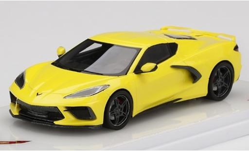 Coche miniatura Chevrolet Corvette 1/43 TrueScale Miniatures (C8) Stingray metalico amarillo 2020 Chevrolet Corvette 1/43 TrueScale Miniatures (C8) Stingray metalico amarillo 2020 coche miniatura