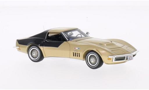 Coche miniatura Chevrolet Corvette 1/43 TrueScale Miniatures gold/negro 1969 Astrovette Apollo XII Chevrolet Corvette 1/43 TrueScale Miniatures gold/negro 1969 Astrovette Apollo XII coche miniatura