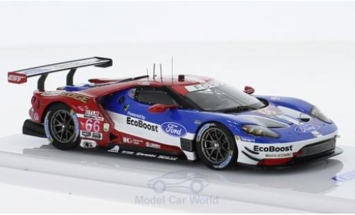 Coche miniatura Ford GT 1/43 TrueScale Miniatures No.66 Chip Ganassi Racing 24h Daytona 2017 D.Müller/J.Hand/S.Bourdais Ford GT 1/43 TrueScale Miniatures No.66 Chip Ganassi Racing 24h Daytona 2017 D.Müller/J.Hand/S.Bourdais coche miniatura