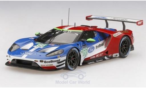 Coche miniatura Ford GT 1/43 TrueScale Miniatures No.66 Chip Ganassi Team UK 24h Le Mans 2017 S.Mücke/O.Pla/B.Johnson Ford GT 1/43 TrueScale Miniatures No.66 Chip Ganassi Team UK 24h Le Mans 2017 S.Mücke/O.Pla/B.Johnson coche miniatura