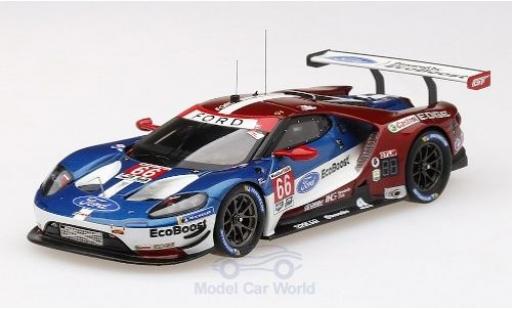 Coche miniatura Ford GT 1/43 TrueScale Miniatures No.66 Chip Ganassi Team UK WEC 6h Spa 2018 S.Mücke/O.Pla/B.Johnson Ford GT 1/43 TrueScale Miniatures No.66 Chip Ganassi Team UK WEC 6h Spa 2018 S.Mücke/O.Pla/B.Johnson coche miniatura