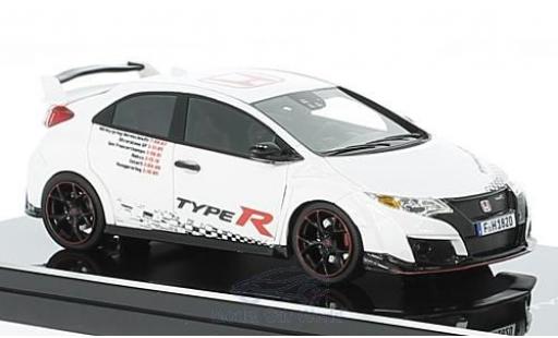 Coche miniatura Honda Civic Type R 1/43 TrueScale Miniatures Type R blanco/Dekor 2016 Honda Civic Type R 1/43 TrueScale Miniatures Type R blanco/Dekor 2016 coche miniatura