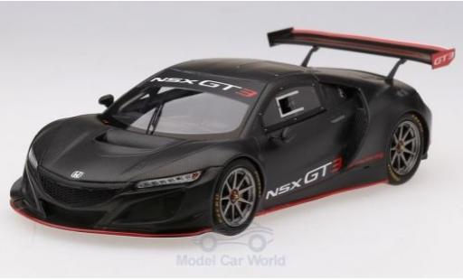 Coche miniatura Honda NSX 1/43 TrueScale Miniatures GT3 matt-negro 2017 Präsentation Honda NSX 1/43 TrueScale Miniatures GT3 matt-negro 2017 Präsentation coche miniatura
