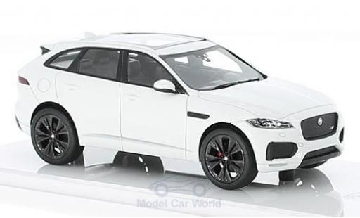 Jaguar F-Pace 1/43 TrueScale Miniatures blanco coche miniatura