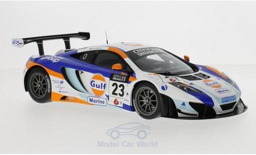 McLaren MP4-12C 1/18 TrueScale Miniatures 12C GT3 No.23 United Autosport Gulf GP Macau 2013 D.Watts coche miniatura