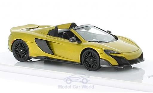 Coche miniatura McLaren 675 1/43 TrueScale Miniatures LT Spider gold McLaren 675 1/43 TrueScale Miniatures LT Spider gold coche miniatura