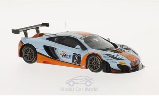 McLaren MP4-12C 1/43 TrueScale Miniatures GT3 No.9 Gulf Racing 24h Spa 2013 M.Wainwright/A.Meyrick/S.Hall coche miniatura