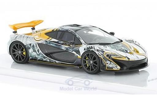 McLaren P1 1/43 TrueScale Miniatures Art Car by Sticker City 2014 coche miniatura