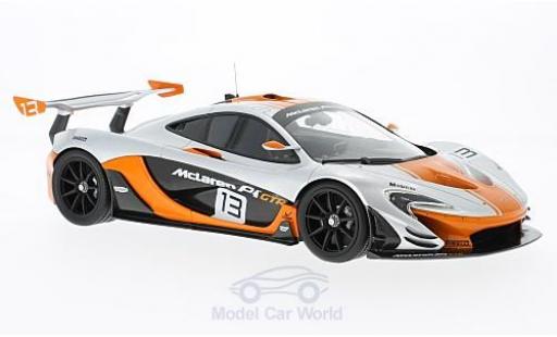 Coche miniatura McLaren P1 1/18 TrueScale Miniatures -GTR gris/naranja No.13 2015 McLaren P1 1/18 TrueScale Miniatures -GTR gris/naranja No.13 2015 coche miniatura