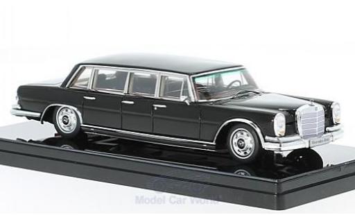 Coche miniatura Mercedes 600 1/43 TrueScale Miniatures Pullman negro 1964 6-door Mercedes 600 1/43 TrueScale Miniatures Pullman negro 1964 6-door coche miniatura