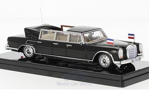 Coche miniatura Mercedes 600 Pullmann 1/43 TrueScale Miniatures Pullmann Landaulet negro Josip Broz Tito President of Yugoslavia 1967 Mercedes 600 Pullmann 1/43 TrueScale Miniatures Pullmann Landaulet negro Josip Broz Tito President of Yugoslavia 1967 coche miniatura