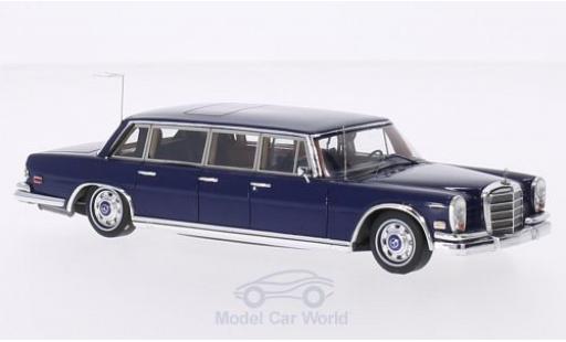 Coche miniatura Mercedes 600 1/43 TrueScale Miniatures (W100) Pullman azul 1969 Elvis Presley Mercedes 600 1/43 TrueScale Miniatures (W100) Pullman azul 1969 Elvis Presley coche miniatura