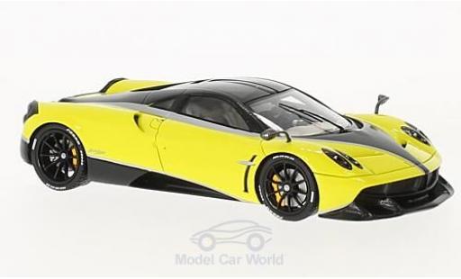 Coche miniatura Pagani Huayra 1/43 TrueScale Miniatures Pacchetto Tempesta amarillo/negro 2016 Pagani Huayra 1/43 TrueScale Miniatures Pacchetto Tempesta amarillo/negro 2016 coche miniatura