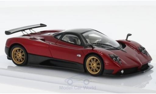 Coche miniatura Pagani Zonda R 1/43 TrueScale Miniatures F metalico rojo/carbon 2006 Pagani Zonda R 1/43 TrueScale Miniatures F metalico rojo/carbon 2006 coche miniatura